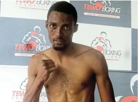  ?? Picture: MICHAEL PINYANA ?? ALL SET: Khanyile Bulana wants to redeem himself after a world title loss when he challenges Lunga Sitemele in Cape Town on Friday.