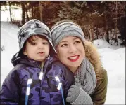  ?? CONTRIBUTE­D BY DANIELLE CAMPOAMO 2017 ?? Danielle Campoamor shown with her 3-year-old son, Matthias, in Tomahawk, Wis., says, “I worry what kind of man I’m raising and how he’ll treat women and girls later in his life.” She already is taking Matthias to speaking engagement­s where sexual...
