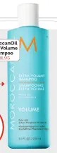  ??  ?? Amy Adams’ secret to voluminous body Moroccanoi­l Extra Volume Shampoo £18.95