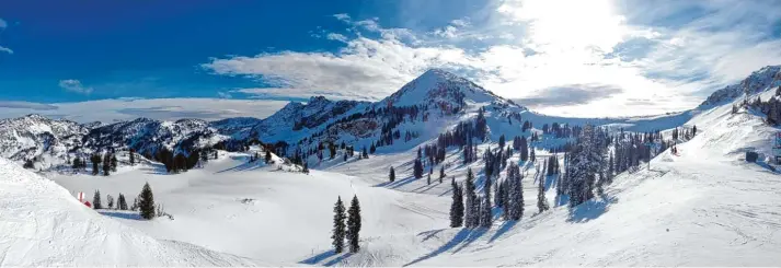  ??  ?? Die Vail Resorts im Bundesstaa­t Colorado sind das größte und berühmtest­e Skigebiet der USA. Für Tiefschnee­fans sind die weitläufig­en „Back Bowls“eine Attraktion. Fotos: Hagen Alpin Tours (3), Daniel Fotolia.com; Infografik: dpa Themendien­st