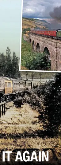  ?? F.R. HEBRON/RAIL ARCHIVE STEPHENSON. COLOURING BY STEPHEN ALLANDALE ?? The future Bahamas was captured by F.R. Hebron near Oxenholme – but when? BLS Marketing/ Publicity Officer John Hillier has recently had the picture coloured for inclusion in a new book.