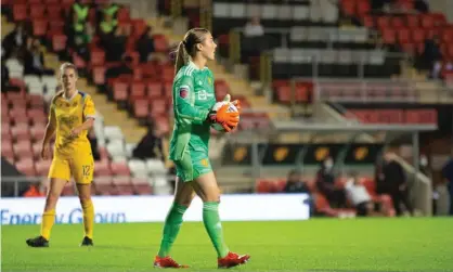  ?? Photograph: Paul Roots/SPP/Shuttersto­ck ?? Mary Earps, the Manchester United goalkeeper.