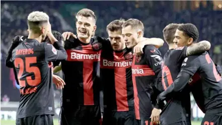  ?? AFP/VNA Photo ?? BIG THREE: Leverkusen (pictured) will host the Hammers in the first leg of their Europa League quarter-final today.