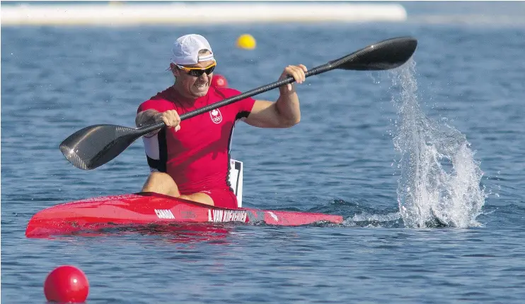  ?? — POSTMEDIA FILES ?? Adam van Koeverden’s road to becoming a multi-medal winner at the Summer Olympics began with an appearance at the Canada Summer Games in 1997.