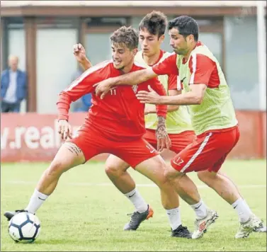  ??  ?? APUNTA AL ONCE. Álex López tiene todas las papeletas para salir hoy de inicio.