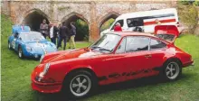  ??  ?? Bottom right: First-series RHD Carrera RS was on show courtesy of Andy Prill