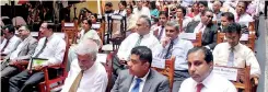  ??  ?? Section of audience with Epic Technology Group Executive Chairman Dr. Nayana Dehigama (front row fifth from left)