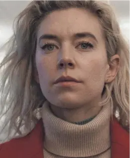  ?? PHOTOS BY BENJAMIN LOEB/NETFLIX ?? Vanessa Kirby stars as a woman who deals with the aftermath of a home birth in “Pieces of a Woman.”