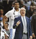  ?? JULIE JACOBSON / AP FILE ?? North Carolina coach Roy Williams said he was “dumbfounde­d” by all the corruption that’s been recently uncovered in college basketball.