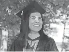  ?? SUBMITTED ?? Indira Islas, whose parents fled violence in Mexico, graduated from Delaware State University.