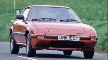  ??  ?? The engine in the second generation RX-7 coupé had a swept volume of 2616cc.