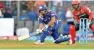  ?? — PTI ?? SUPERB KNOCK: Mumbai Indians batsman Rohit Sharma plays a shot during the IPL match against Royal Challenger­s Bangalore at Wankhede Stadium in Mumbai on Monday.