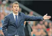  ?? AP ?? ■ Day after Real announced Lopetegui as coach, Spain fired him.