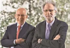  ?? JACK GRUBER, USA TODAY ?? Benjamin Ginsberg, left, and Robert Bauer lead the Presidenti­al Commission on Election Administra­tion.