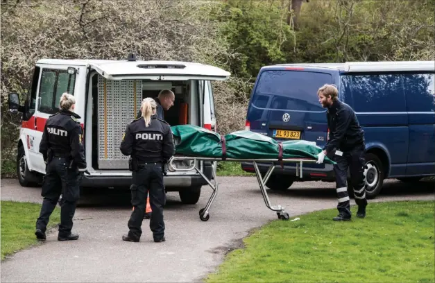  ?? FOTO: KENNETH MEYER ?? Politiet fandt efter en henvendels­e fra kammeraten 13. april Roine Gustavsson­s døde krop liggende i åen mellem haveforeni­ngen og Christiani­a.