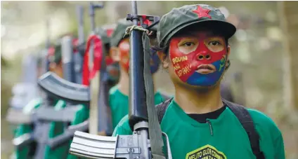  ?? SUNSTAR FILE ?? NPA. President Rodrigo Duterte has stopped the peace talks between the government and the Communist Party of thePhilipp­ines-New People’s Army. /