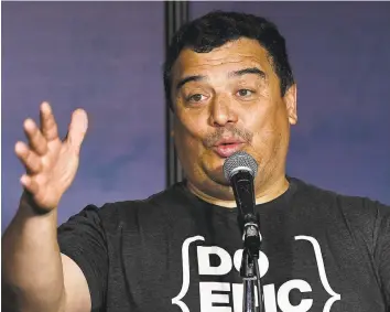  ?? Michael S. Schwartz / Getty Images ?? Comedian Carlos Mencia is coming to the Stress Factory. See Bridgeport listing.