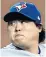  ??  ?? Hyun-Jin Ryu had a 5-2 record with a 2.69 ERA in his first season with the Blue Jays.