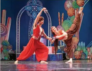  ?? PHOTO PROVIDED ?? The “Arabian Dance” scene from a previous Catskill Ballet Theatre production of “The Nutcracker.”