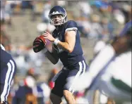  ?? Michael Dwyer / Associated Press ?? Quarterbac­k Mike Beaudry will start for UConn against Houston.