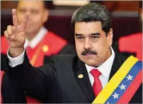  ?? FOTO: AFP. ?? ENEMIGO PERFECTO. Nicolás Maduro tirotea a Macri para tapar su propia decadencia. Y el argentino le contesta, para esconderse tras la grieta.