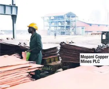  ??  ?? Mopani Copper Mines PLC