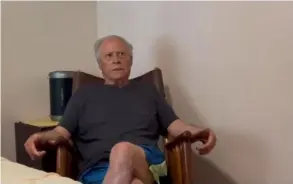  ?? CORTESÍA ?? Don Alfonso Garbanzo, de 78 años, sobrevivió en condicione­s de calor extremo y sin ingerir alimentos.