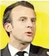  ?? BILD: SN/AFP ?? Emmanuel Macron: „Ist die rote Linie überschrit­ten?“