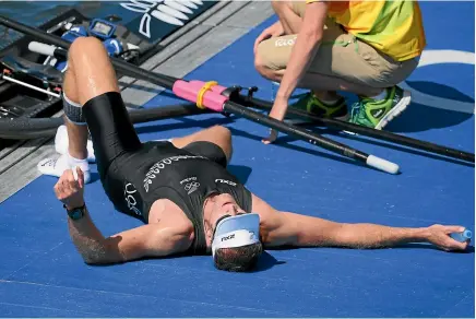  ?? GETTY IMAGES ?? The end of the exhausting Olympic single scull rowing road looks nigh for Mahe Drysdale who isn’t expected to retain the spot in the team for Tokyo.