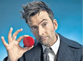  ?? ?? David Tennant co-hosts this year’s charity knees-up and stars in a Doctor Who sketch