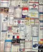  ??  ?? Des exemples de flyers déposés dans les boîtes aux lettres.