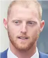  ??  ?? COURT CASE Ben Stokes