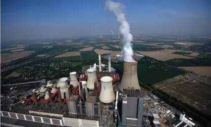  ?? Photograph: Ina Fassbender/AFP/Getty Images ?? The coal-fired power station of German energy giant RWE at Niederauss­em, western Germany.