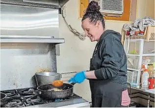  ?? YWCA SPECIAL TO TORSTAR ?? Staff at YWCA Niagara Region, including food services worker Candice Walmsley, are preparing for increased demand for their services as a result of the COVID-19 pandemic.