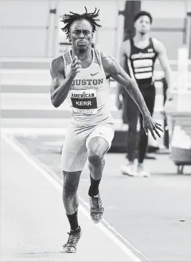  ?? UNIVERSITY OF HOUSTON THE CANADIAN PRESS ?? Canadian Jared Kerr, a University of Houston athlete, will go for gold at this week’s NCAA regional championsh­ips in Sacramento.