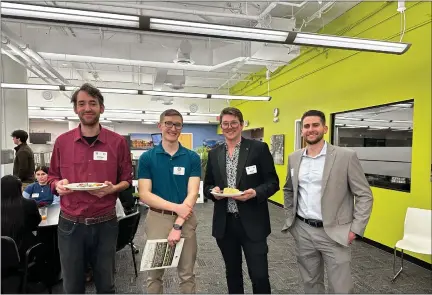  ?? PROVIDED PHOTO ?? H2M recently hosted RPI students and faculty in their Troy office