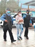  ??  ?? Litza Alejandra Mancía fue capturada por la Policía Nacional.