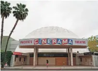  ?? BING GUAN/BLOOMBERG NEWS ?? The Pacific Theatres’ Cinerama Dome in Hollywood closed permanentl­y earlier this year.