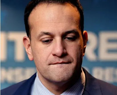  ??  ?? MAN IN WAITING: Leo Varadkar. ‘Star quality is an indefinabl­e thing... and Leo has it right now’