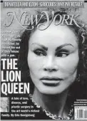  ??  ?? Jocelyn on the cover of New York magazine in 1997