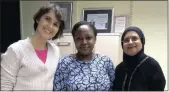  ??  ?? UKZN scientists (from left) Dr Linda Bester, Ms Christiana Shobo and Professor Sabiha Essack.