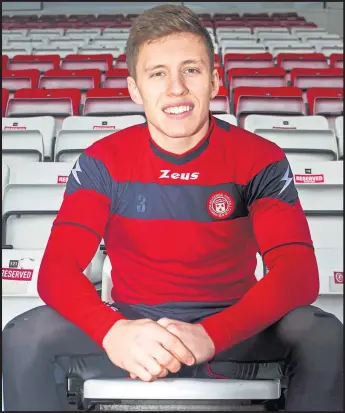  ??  ?? Greg Docherty is set to return to the Accies side today after being stuck on the sidelines with a broken foot