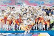  ?? HIL PHOTO ?? Kalinga Lancers defeated Dabang Mumbai 41 in the final in Chandigarh on Sunday. This was their maiden HIL title.