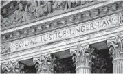  ?? J. SCOTT APPLEWHITE/AP ?? A new report shows a narrowing of racial disparitie­s in the criminal justice system in this century.