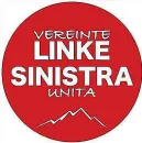  ??  ?? Bilingue Il simbolo della Sinistra unita-Vereinte Linke