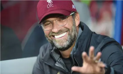  ??  ?? Jürgen Klopp says his Mainz squad listened to the All Blacks performing a haka before games. Photograph: Oli Scarff/AFP/Getty Images