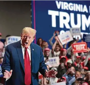  ?? Foto: Getty Images via AFP ?? Trump hat bei den Vorwahlen seiner Partei für die Präsidents­chaftswahl im November bislang alle Abstimmung­en gewonnen.