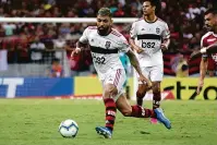  ?? Xandy Rodrigues/futurapres­s/estadão Conteúdo ?? Artilheiro do campeonato, Gabigol é a grande arma do Flamengo no clássico contra o Fluminense