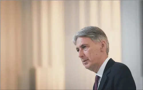  ?? PICTURE: PA WIRE ?? BUSINESS BENEFITS: Philip Hammond was set to meet senior ministers in Buenos Aires and visit businesses driving trade and investment between the two countries.