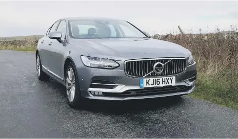  ??  ?? A Volvo S90, which will replace one of Sunderland City Council’s civic vehicles.